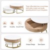 Sapphtopaz Modern Nesting Coffee Table with 2 Drawers Home Decor Sofa Side Table Center Table for Living Room - 2 of 4