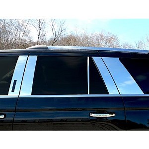 QAA is Compatible with 2018-2020 Ford Expedition 10 Piece Stainless Pillar Post Trim, Includes keyless Entry Touch pad Access PP58386 - 1 of 4
