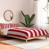 Deny Designs Avenie Modern Craft Spring Striped Comforter and Sham Set Red - 2 of 4