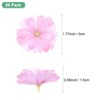 Unique Bargains Silk Fake Plum Blossom Artificial Flower Heads - 3 of 4