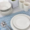 Gibson Home 16 Piece Bedford Lane Fine Ceramic Dinnerware Set in Off White - 3 of 4