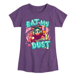Girls' - Disney - Vanellope Eat My Dust Fitted Short Sleeve Graphic T-Shirt - 1 of 4