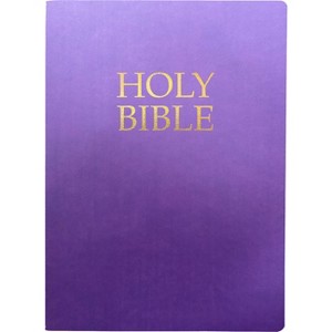Kjver Holy Bible, Large Print, Royal Purple Ultrasoft - (King James Version Easy Read Bible) by  Whitaker House (Leather Bound) - 1 of 1