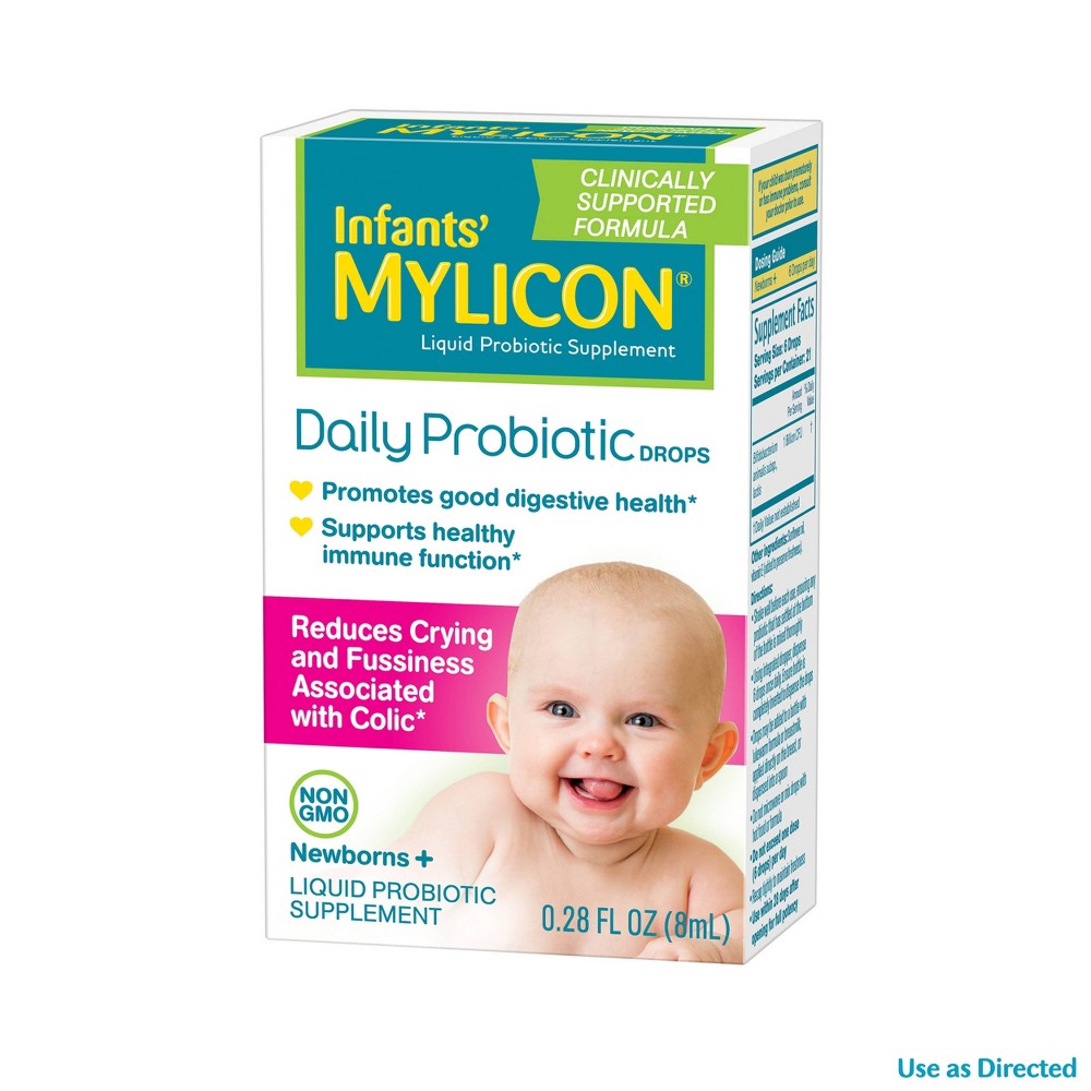 Photos - Vitamins & Minerals Mylicon Daily Probiotic Colic Drops - 0.28 fl oz