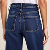 Knit & Lounge Women’s High Waisted Wide Leg Denim Pants Drawstring Tie Waist Relaxed Fit Casual Stretch Jeans - 4 of 4