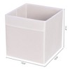 REGALWOVEN Fabric Reinforced Storage Bin for Organizing Clothes Books 2 Pcs - 4 of 4