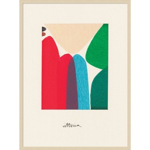 31"x41" The Mountains We Move in Our Minds by Amber Vittoria: Amanti Art Abstract Geometric Print - 1 of 4