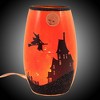 Stony Creek 5.0 Inch Halloween Pre-Lit Small Vase. Witch Cat Haunted Moon Novelty Sculpture Lights - 3 of 3