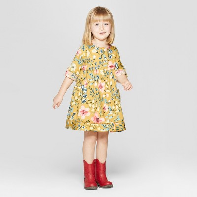 yellow floral dress target