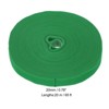 Unique Bargains Nylon Adjustable Hook and Loop Durable Cable Straps 0.8 in x 65 Ft Green - 2 of 4