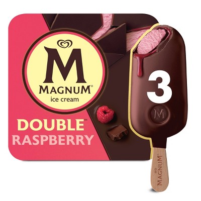 Magnum Double Raspberry Ice Cream Bars - 3ct : Target