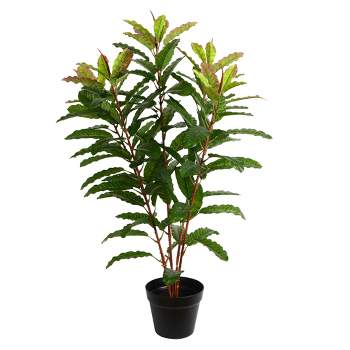 Vickerman 34" Artificial Green Myrtle Real Touch Plant.
