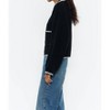 Women's Chunky Crop Shaker Stitch Cardigan - Metric Knits - 3 of 3