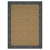 Floral Bordered Area Rugs for Living Room Bedroom Braided Print Rug Soft Washable Foldable Accent Rug Low Pile Non-Slip Carpet - 3 of 4