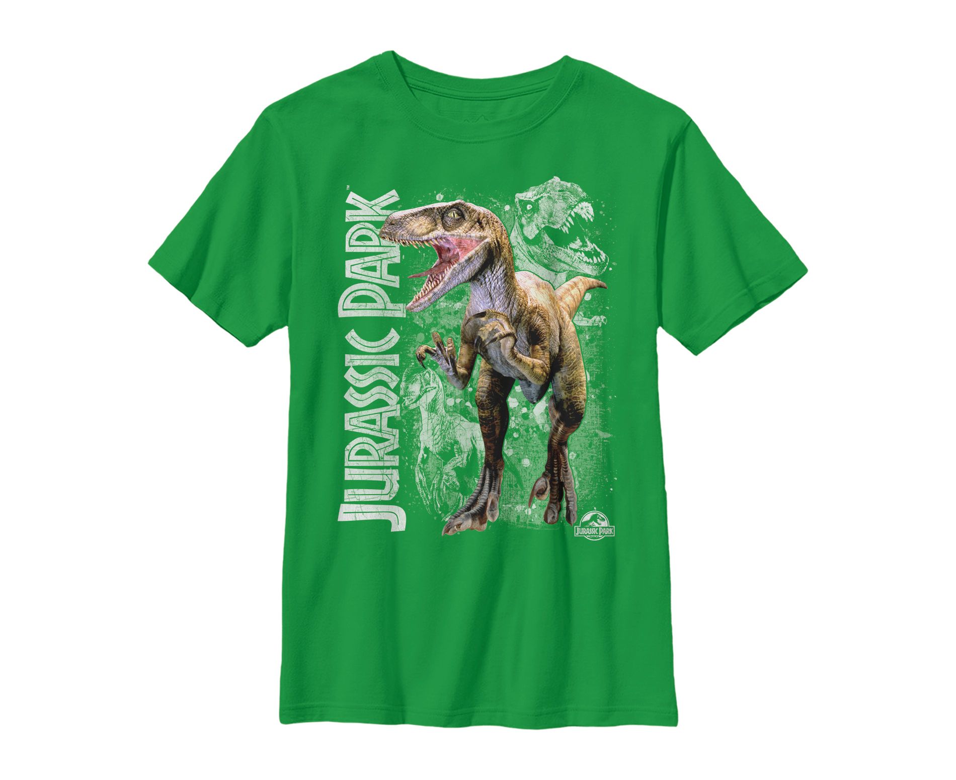 Boy's Jurassic Park Raptor Dino Shadows T-Shirt