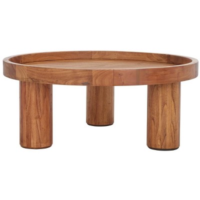 Meek 3 Leg Round Coffee Table - Safavieh