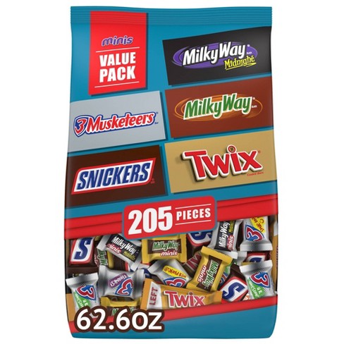 Mars Chocolate Favorites Minis Assorted Variety Pack - 62.6oz : Target