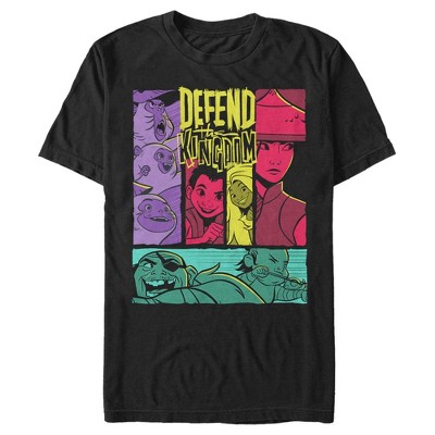 Men's Raya And The Last Dragon Defend The Kingdom T-shirt - Black ...