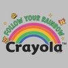 Junior's Crayola Follow Your Rainbow Logo T-Shirt - image 2 of 4