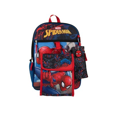 Pokemon 5-piece Set: 16 Backpack, Padded Utility Case, Small