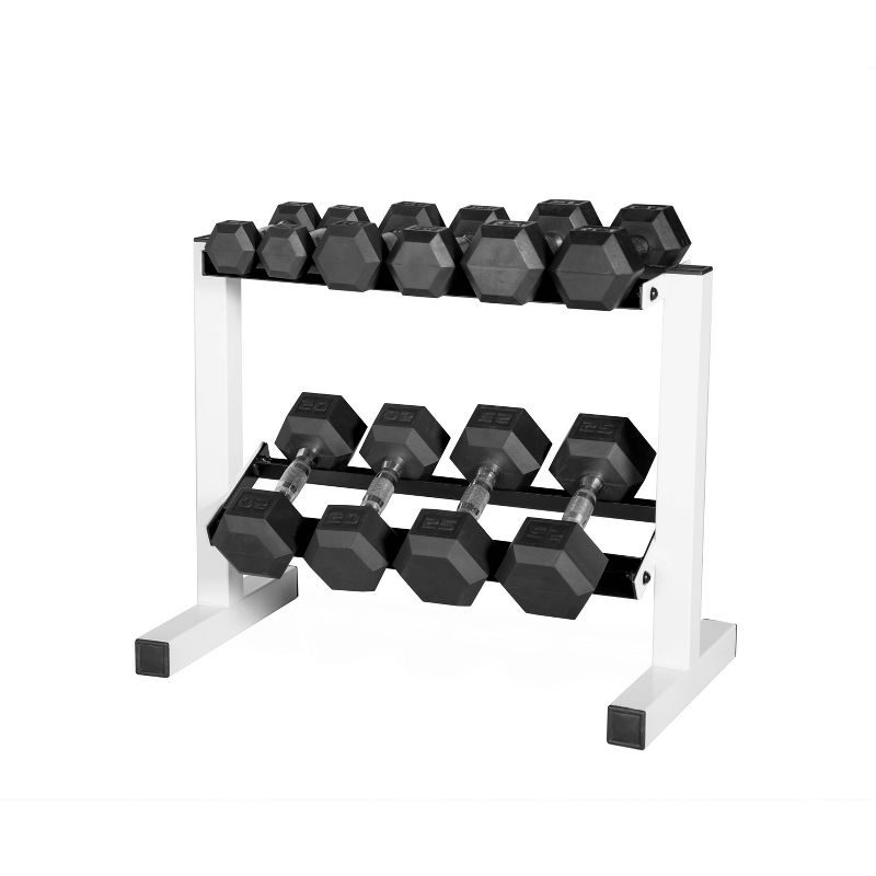 CAP Barbell Dumbbell Storage Weight Rack -White, 3 of 9