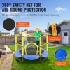 5FT Kids Trampoline with Safety Enclosure Net, Basketball Hoop, Ocean Balls, and Stable Steel Frame for Indoor & Outdoor Play - 4 of 4