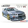 Aoshima: Nissan (2002) C-West BNR34 Skyline GT-R 1/24 Scale Model Kit #50 - 2 of 4