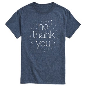 Men's - Instant Message - No Thank You Celestial Stars Constellation Short Sleeve Graphic T-Shirt - 1 of 4