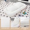 LIVAREEmlen Folding Sofa with 5 Adjustable Positions Plush Floor Lounge Chair for Gaming, Meditation, and Relaxation - 4 of 4
