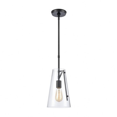 Elk Home Trustle 1 - Light Pendant in  Matte Black