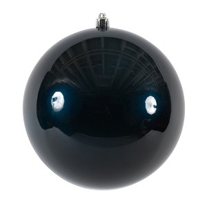 Vickerman Midnight Blue Ball Ornament - 1 of 4