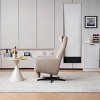 360 Swivel Recliner Chair with Adjustable Backrest and Footrest Comfy Accent Chairs Swivel Chairs for Living Room and Reading Corner-Maison Boucle - 3 of 4