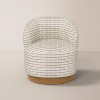 Swivel Chair with Plinth - Hearth & Hand™ with Magnolia - 2 of 4