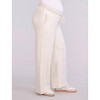 Women's Under the Belly Wide Leg Sweatpants | Motherhood Maternity - 3 of 4