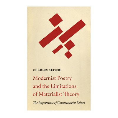 Modernist Poetry and the Limitations of Materialist Theory - (Recencies Series: Research and Recovery in Twentieth-Century) by  Charles Altieri
