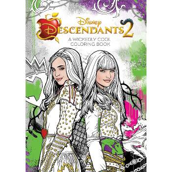 Descendants 2 Wickedly Cool Coloring Book - By Disney Book Group ( Paperback )