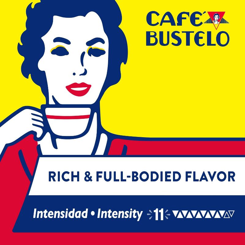 Cafe Bustelo Espresso Roast Coffee Pods - 10ct, 6 of 9