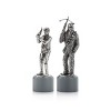 Royal Selangor Hand Finished Star Wars Collection Pewter Han Solo & Chewbacca Bishop Chess Piece Pair Gift - 2 of 4