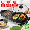 Brentwood 1,200-Watt 2-Qt. 2-Sided Electric Hot Pot and Korean BBQ Grill, Black - 4 of 4