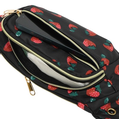 Unique Bargains Strawberry Pattern Fanny Pack 1 Pc - image 5