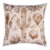 Polyester Decorative Pillow SUCCULENTS Botanical Art – 18" Square by Manual Woodworkers and Weavers - 2 of 3