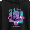Women's The Big Lebowski Bowling With Jesus Cropped Graphic Hoodie - Black - Medium - 2 of 3