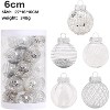 25-Pack Shatterproof Christmas Ball Ornaments, 2.36-Inch 6-Color Mixed Set for Holiday Displays and Table Centerpieces - 2 of 3