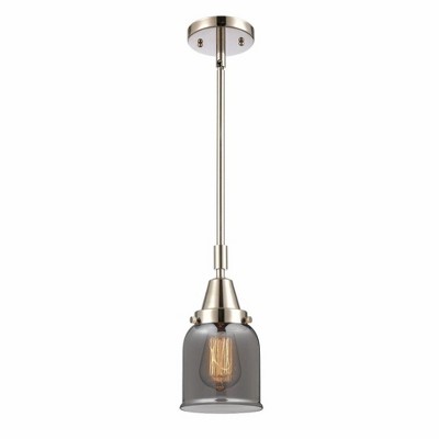 Bell - 1 Light Stem Hung Mini Pendant In Industrial Style-11.13 Inches Tall and 5 Inches Wide