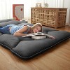 Foldable Japanese Futon Mattress, 3-in-1 Floor Sleeping Mat with 5-Layer Design, Roll Up Tatami Bed for Apartments & Travel - 3 of 4