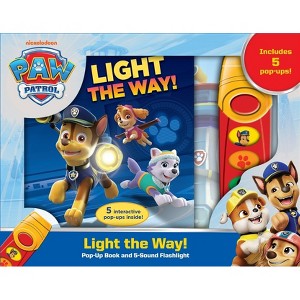 Nickelodeon Paw Patrol: Light the Way! Play-A-Sound Book and 5-Sound Flashlight - (Mixed Media Product) - 1 of 4