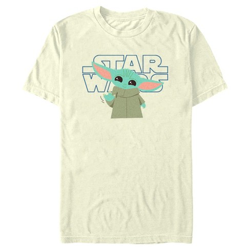 Men's Star Wars: The Mandalorian Grogu Classic Logo T-shirt - Beige - X ...