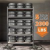 Coucheta Storage Shelves 5 Tier Garage Shelving Heavy Duty Adjustable Metal Shelving Unit, Garage Shelves - 4 of 4