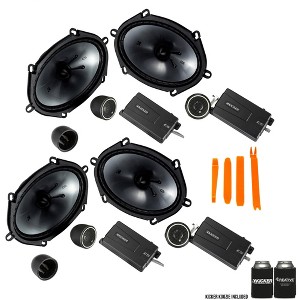Kicker 46CSS684 - Two Pairs Of CS-Series CSS68 6x8-Inch Component System with .75-inch tweeters, 4-Ohm (2 Pairs) - 1 of 4