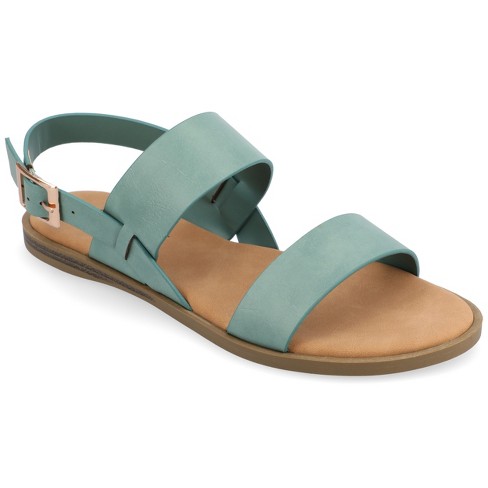 Alpine Swiss Beth Womens Flat Sandals Two Strap Buckle Sandals Summer  Comfort Shoes - Alpine Swiss